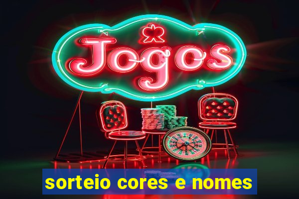 sorteio cores e nomes