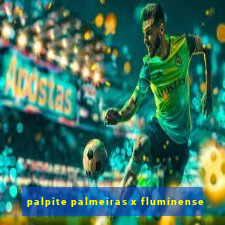 palpite palmeiras x fluminense