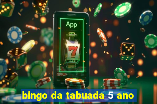 bingo da tabuada 5 ano