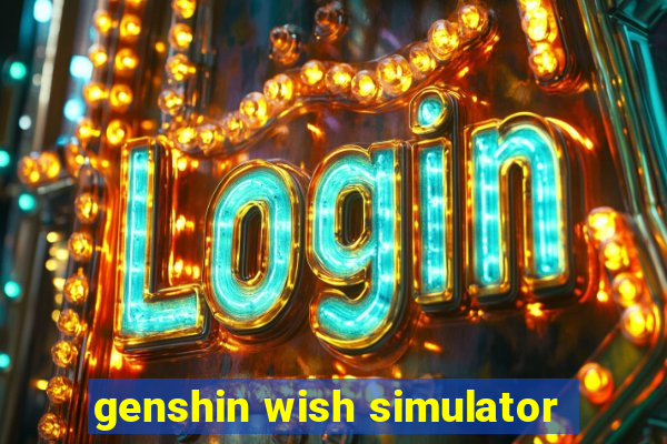 genshin wish simulator