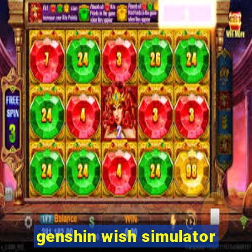 genshin wish simulator