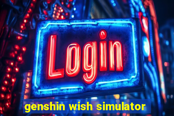 genshin wish simulator