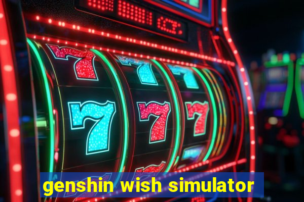 genshin wish simulator