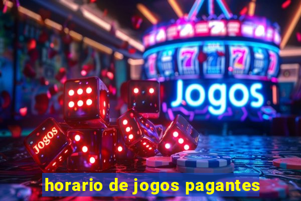 horario de jogos pagantes