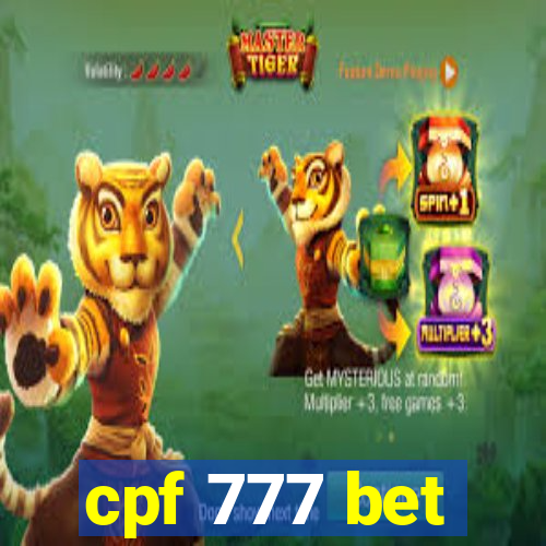 cpf 777 bet