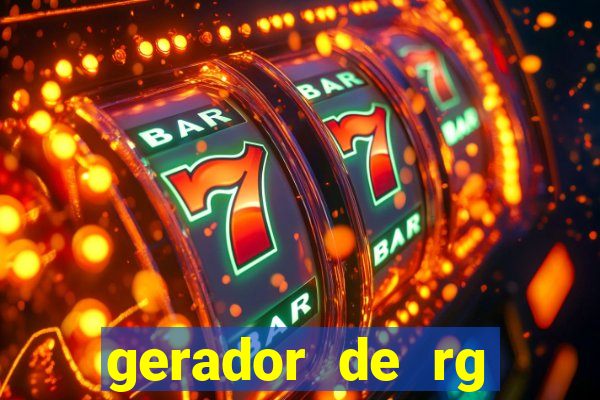 gerador de rg frente e verso