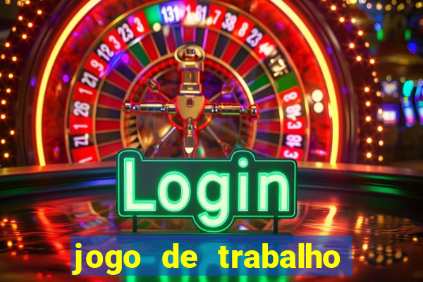 jogo de trabalho no escritório