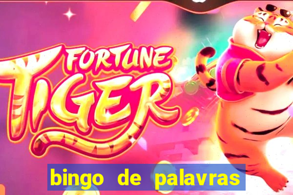 bingo de palavras cha de bebe