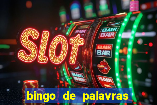 bingo de palavras cha de bebe