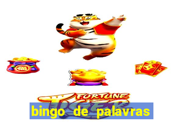 bingo de palavras cha de bebe