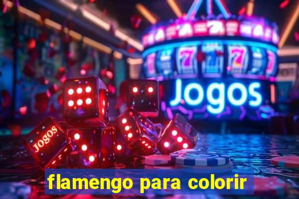 flamengo para colorir