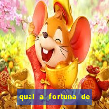 qual a fortuna de raiam santos