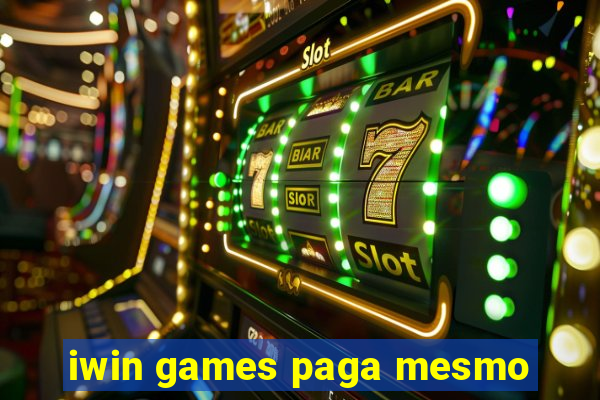 iwin games paga mesmo