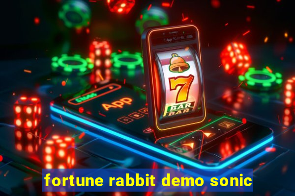 fortune rabbit demo sonic