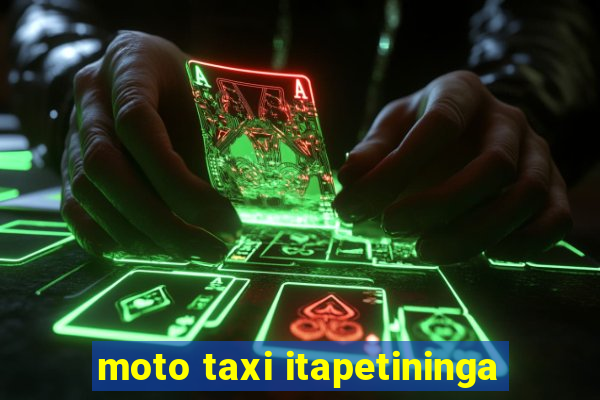 moto taxi itapetininga