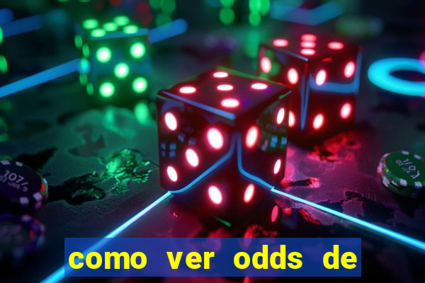 como ver odds de jogos passados