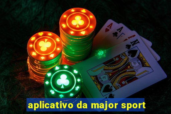 aplicativo da major sport