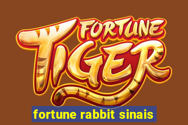 fortune rabbit sinais