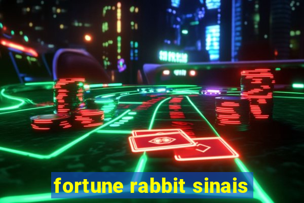 fortune rabbit sinais