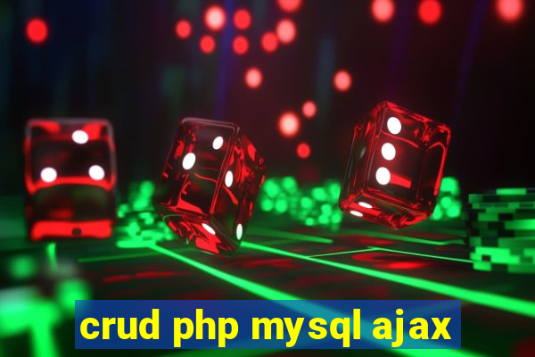 crud php mysql ajax