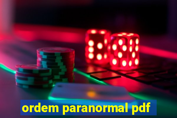 ordem paranormal pdf