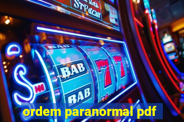 ordem paranormal pdf