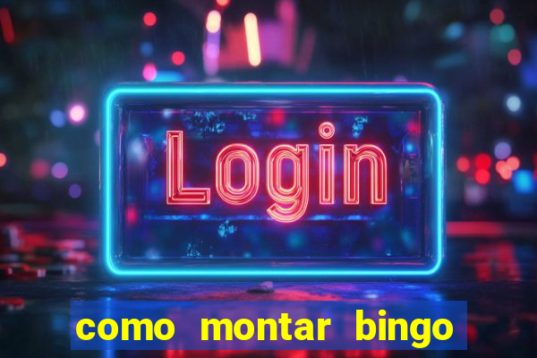 como montar bingo brinquedos toia