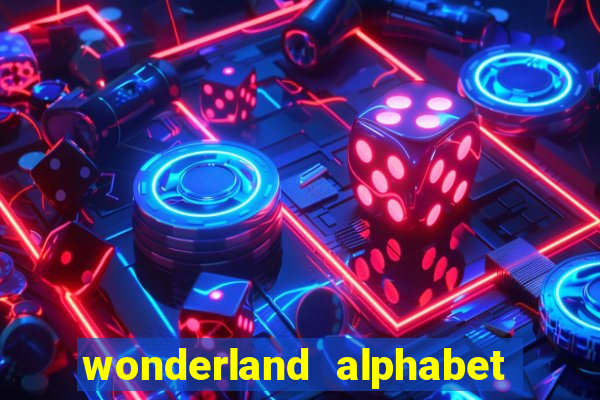 wonderland alphabet comic studio