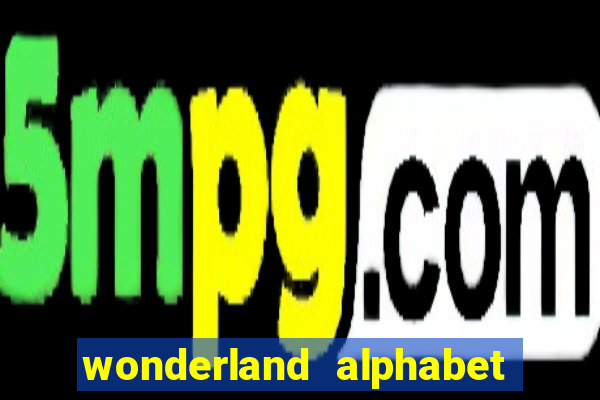 wonderland alphabet comic studio