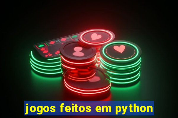 jogos feitos em python