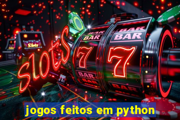 jogos feitos em python