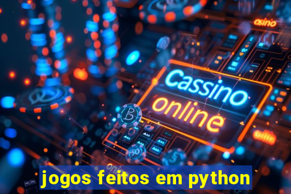 jogos feitos em python