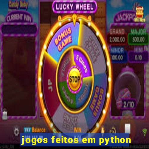 jogos feitos em python