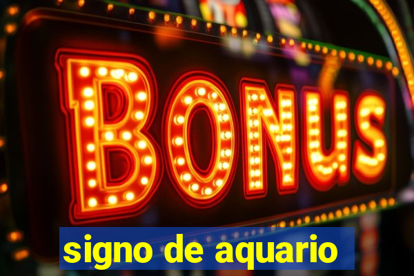 signo de aquario