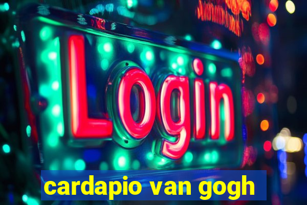 cardapio van gogh