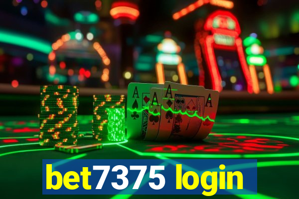 bet7375 login