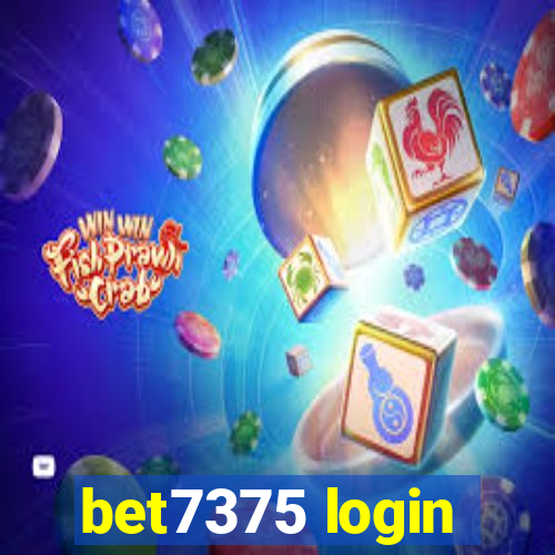 bet7375 login