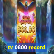 tv 0800 record