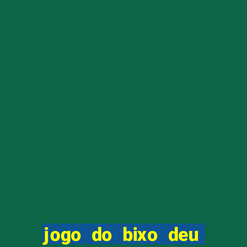 jogo do bixo deu no poste