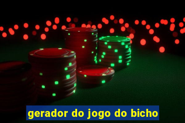 gerador do jogo do bicho