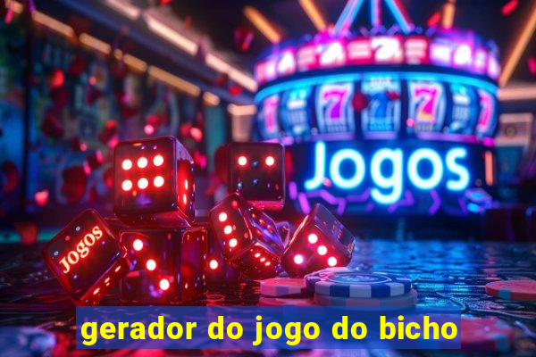 gerador do jogo do bicho