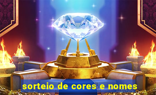 sorteio de cores e nomes