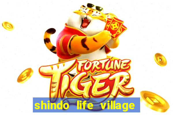 shindo life village blaze private server codes