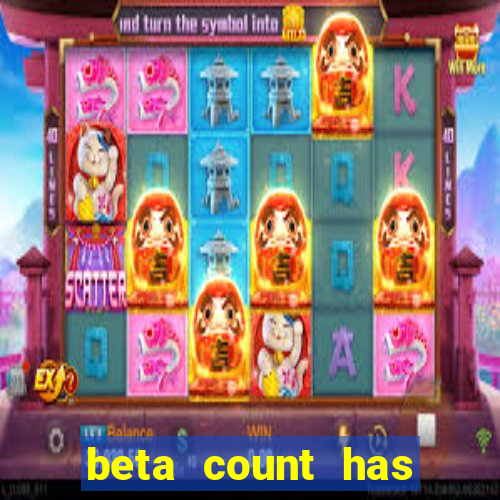 beta count has changed pt br