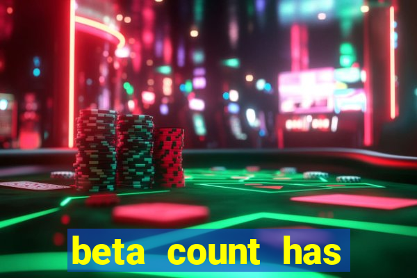 beta count has changed pt br