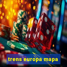 trens europa mapa