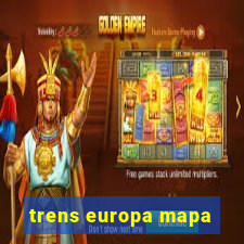 trens europa mapa