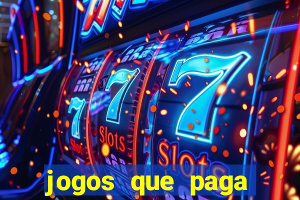 jogos que paga dinheiro de verdade no pix