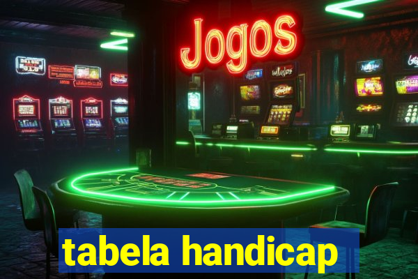 tabela handicap