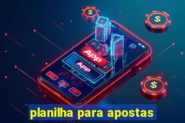 planilha para apostas